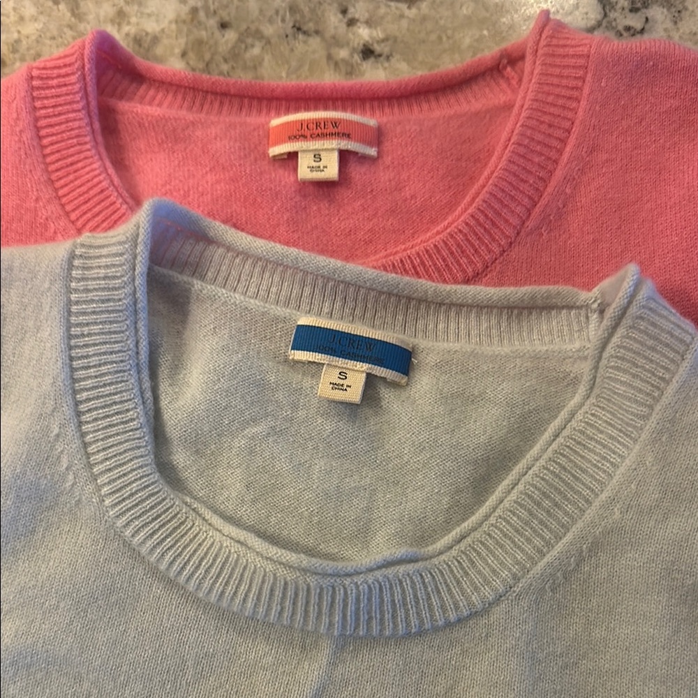 J CREW CASHMERE T shirts  👚 👕 sweaters
